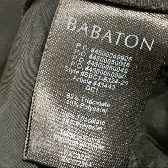 Aritzia Babaton Cohen Black Pant Trousers 4 - Picture 6 of 10